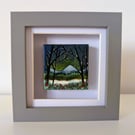 Light Show Small 5cm Original Painting Framed