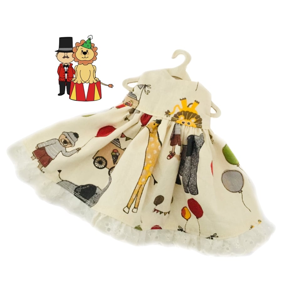 Reserved for Karen - Reduced- Circus Print Dress