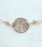 Botanical silver pendant with leaf design. - Image 5