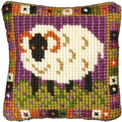 Little Sheep Tapestry Kit, Counted Cross-stitch, Shop Early,  10%discount 