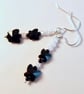 White Zircon & Crystal Butterfly Earrings - Handmade Birthday Gift, Aries, April - Image 9