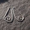 Sterling Silver Earrings - curls