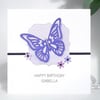 Butterfly design Birthday Card