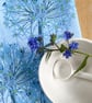 Winter Allium Cotton Tea Towel - Botanical Kitchen Art Gift - Image 2