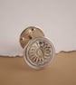 Sun Sterling Silver Tie Pin Symbolic Mens Tie Tack Gift For Him - Image 1