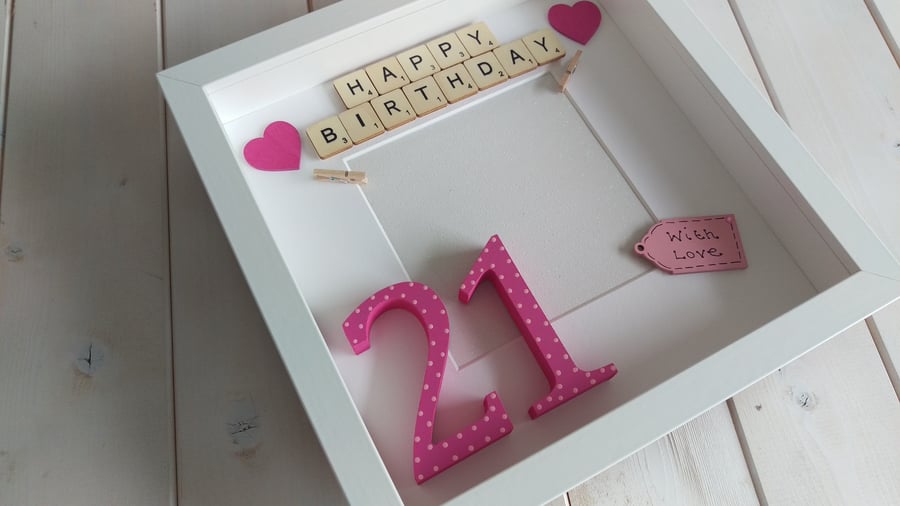 21st Birthday Frame