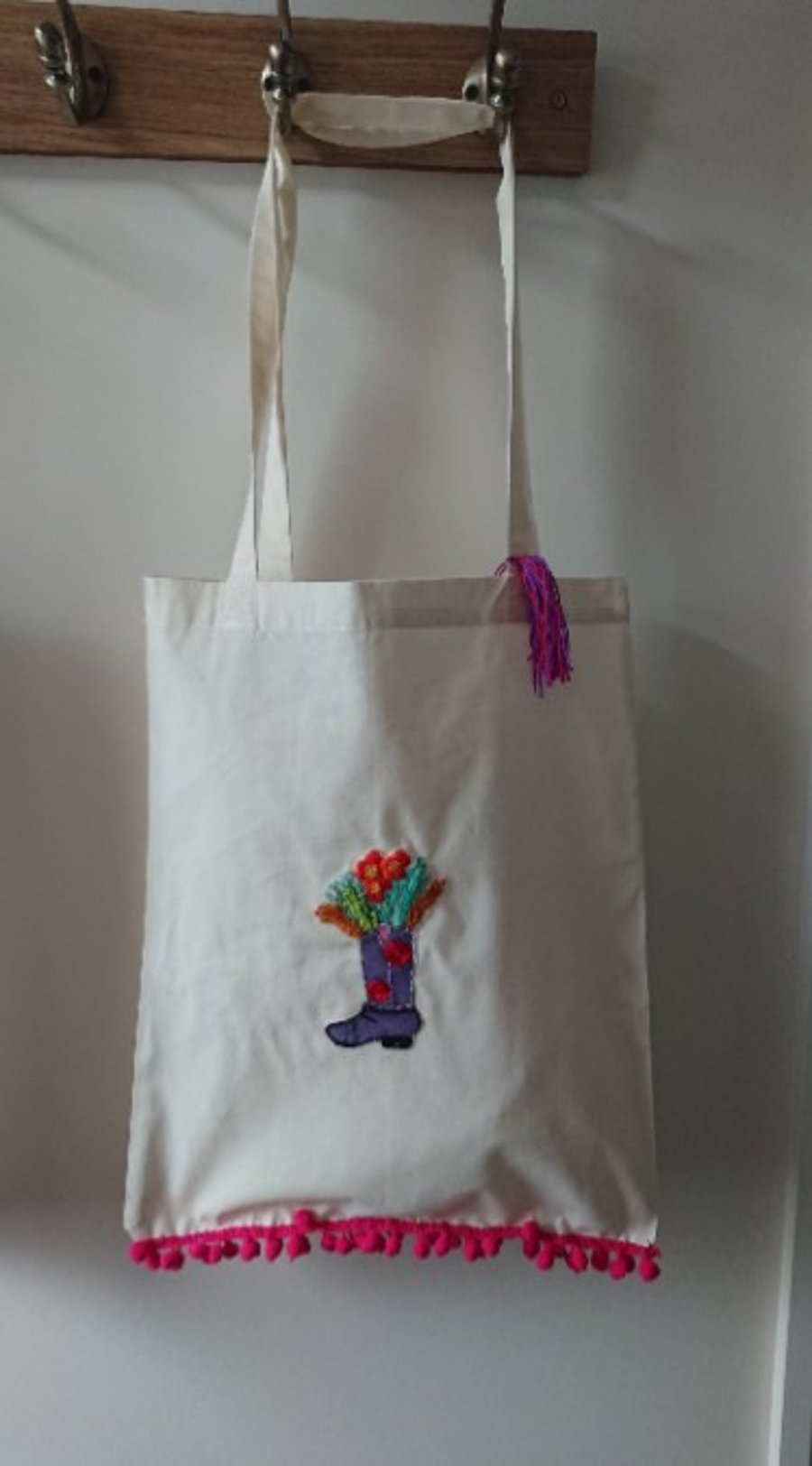 Cowboy Boot Tote Bag Folksy