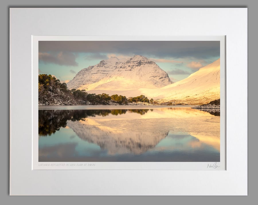 Liathach Torridon & Loch Clair Scotland - A3 (50x40cm) Unframed Prints
