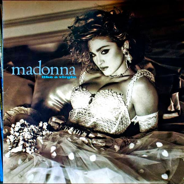 Madonna Like A Virgin Album Front Cover Photograph Print
