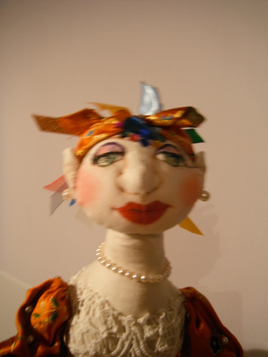 Miranda a sculpted art doll