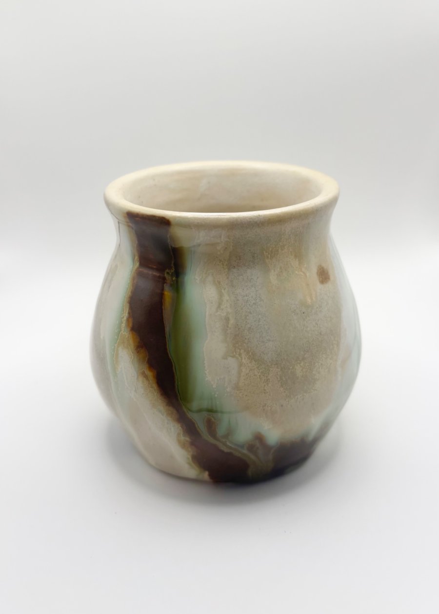 Small handmade vase - wheel thrown 