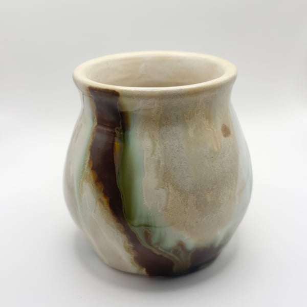 Small handmade vase - wheel thrown 