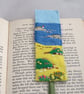 Seaside Embroidered Felt Bookmark