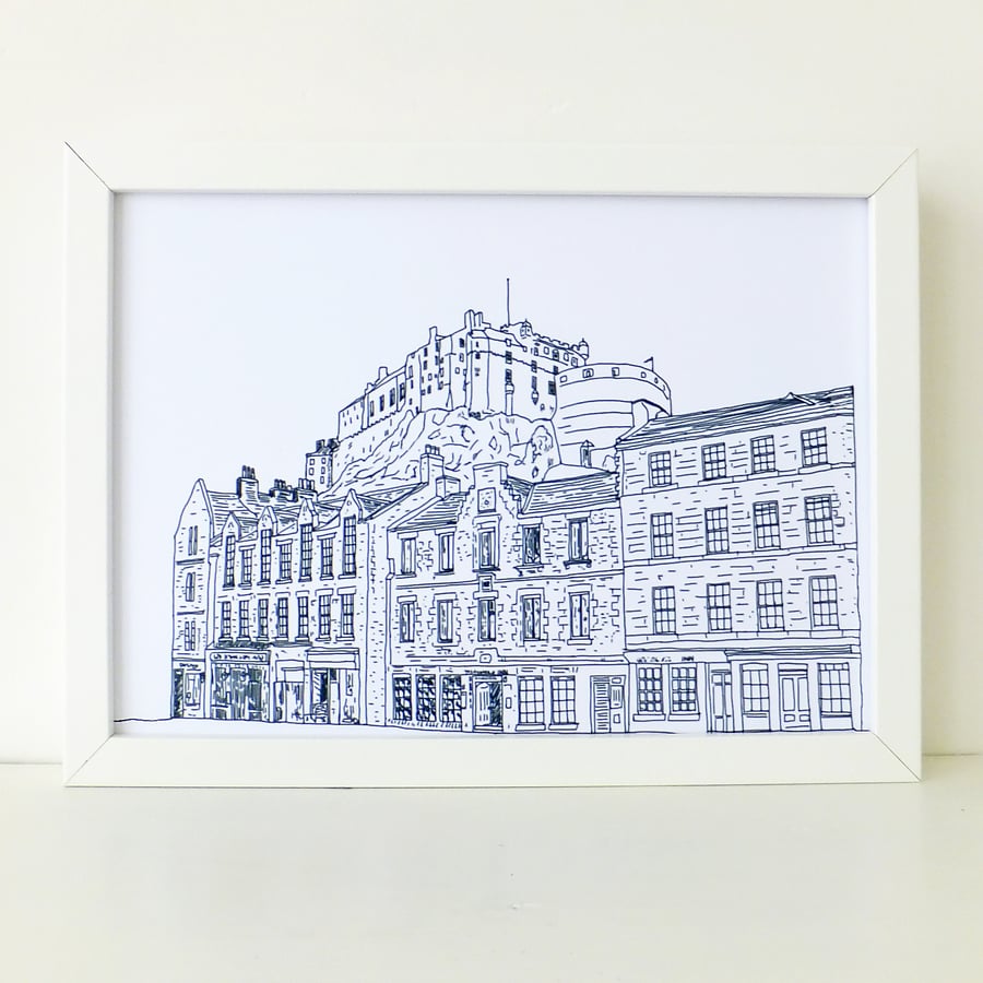 Edinburgh Castle Print