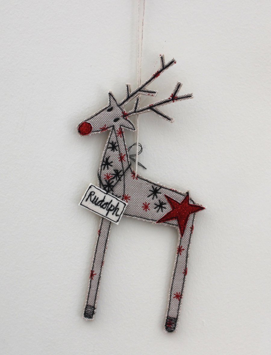 Rudolph the Reindeer - Hanging Decoration
