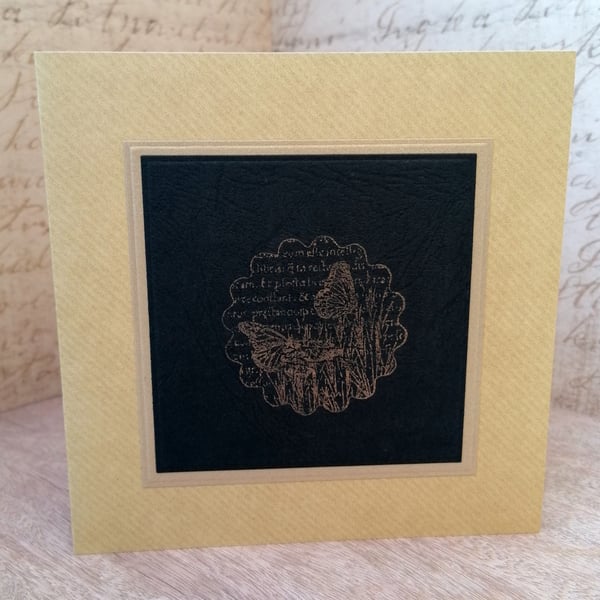 Vintage Butterfly Greeting Card