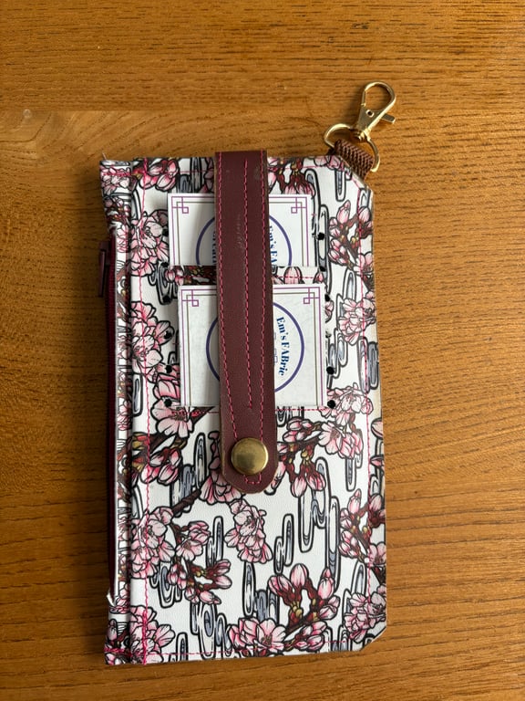 Cherry Blossom purse pal wallet 