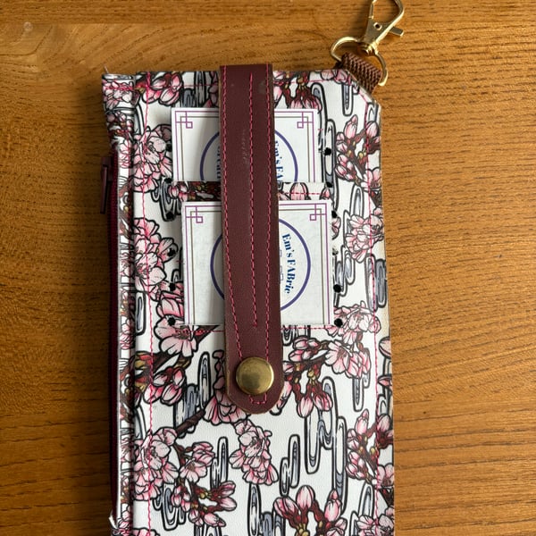Cherry Blossom purse pal wallet 