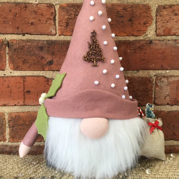 Dusky Pink Large Gonk Doorstop