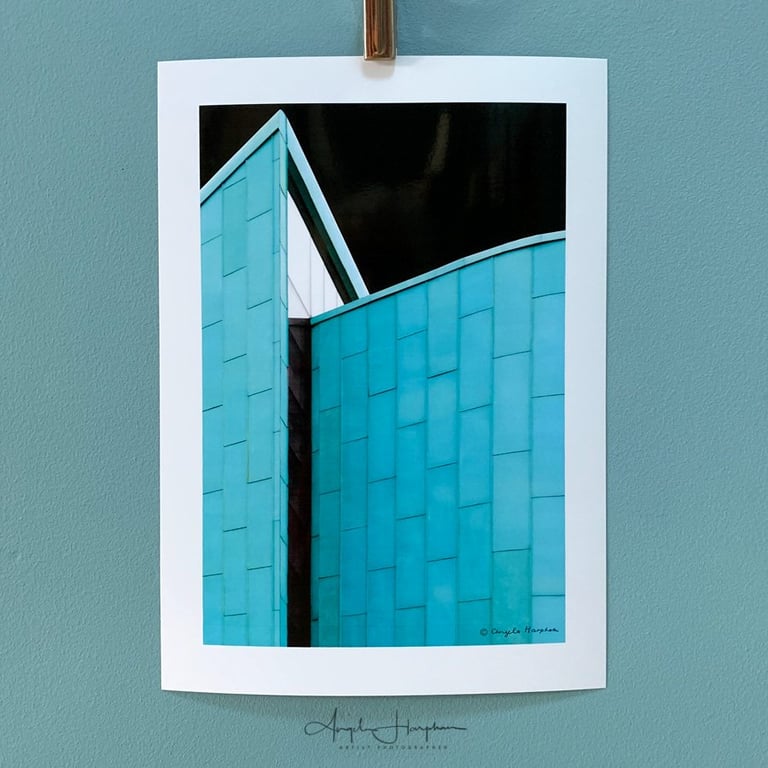 A4 Unmounted Colour Photograph Sheffield University Information Commons Building