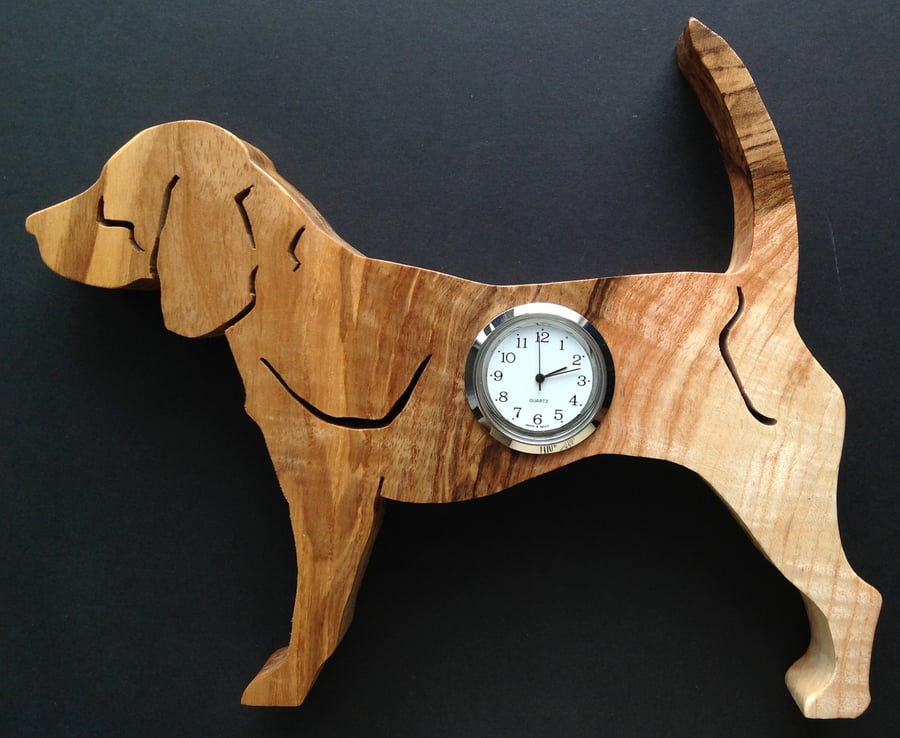Shaped Beagle clock 
