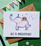 Elephant birthday card, Funny age birthday card, Best friend birthday card