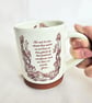 Handmade Little Mermaid mug with quotation  - Image 4
