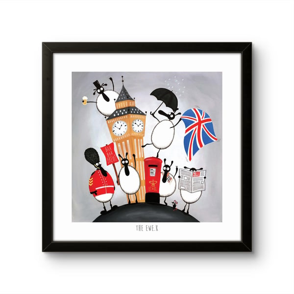The Ewe.K - 10" print