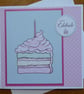 Birthday Card - Cake - Image 1