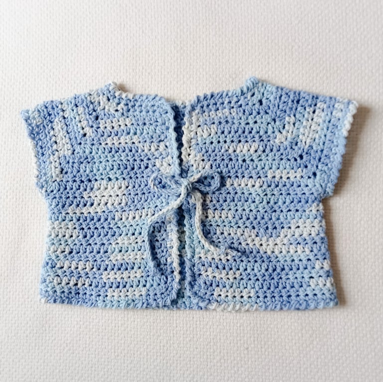 CROCHET PATTERN PDF Demin Ombre Cardigan for Baby