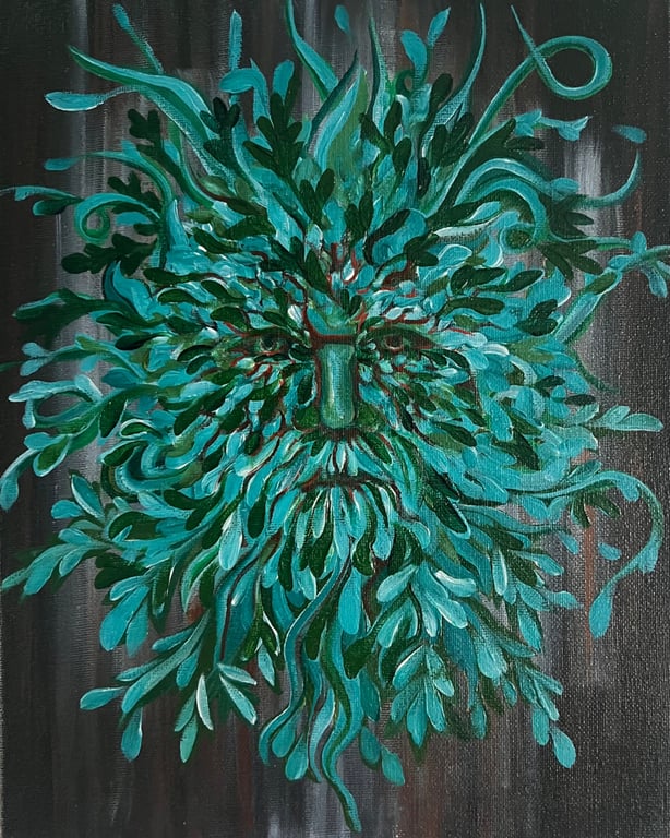 The Green Man Original Painting