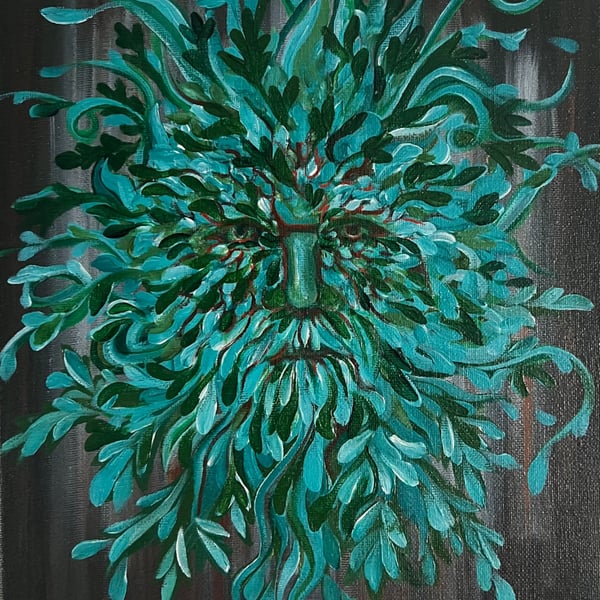 The Green Man Original Painting