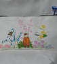 Pencil Case Printed With Original Artwork Of Woodland Scene With Bee Butterfly 