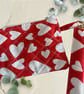 Wallet & Wristlet Set.  Red Heart Design. - Image 6