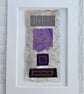 Colourful Combinations Grey Purple Handstitched Geometric Art Pictures - Image 9