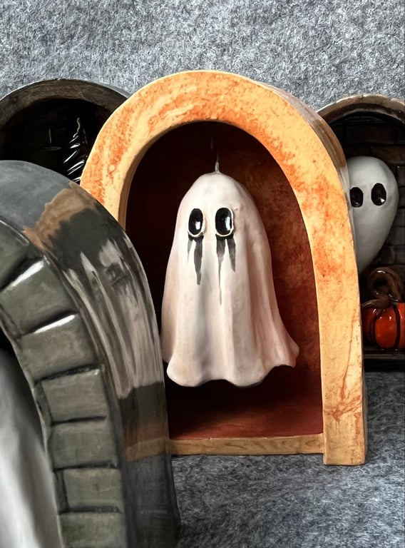 Ceramic Floating Ghost Shrine