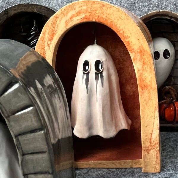 Ceramic Floating Ghost Shrine