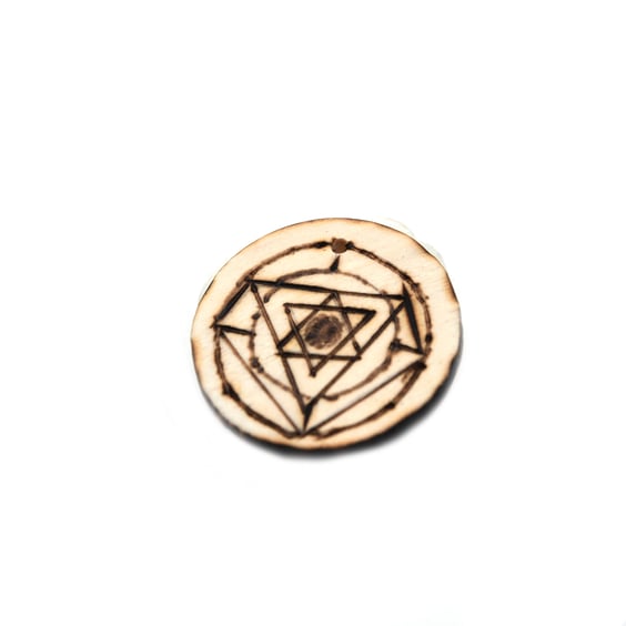 Sacred geometry pendants, wooden pendant, mystical jewellery
