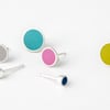 Colour Dot Studs, Minimalist, Everyday Earrings, Various colours and sizes