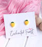 Mini Lemon Stud Earrings, Cottagecore Jewellery, Accessories & Gifts