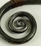 Forged Steel Scroll - Wall Sculpture - Image 2