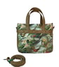Hummingbird handbag with faux leather, ladies floral tote, women’s gift - Image 3