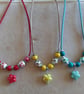Green Ceramic Flower Necklace - Image 5