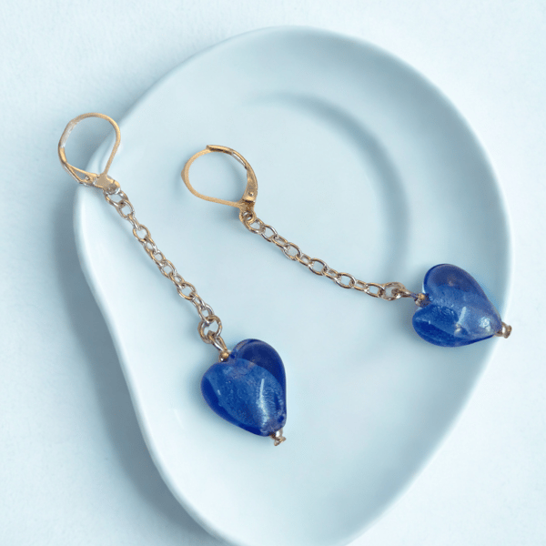 Blue Hearts on Chains