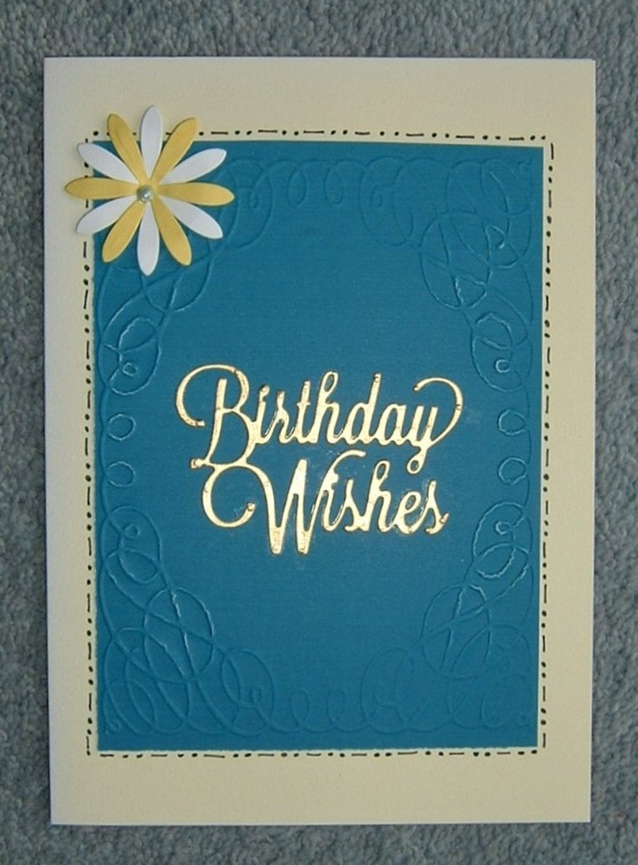 Daisy Birthday Card. ( ref F 274)