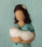 Needle felted New Baby Figure - Image 2