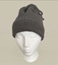Adult Grey Octopus Crochet Beanie Slouchy Kraken All Season Hat