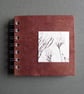 Small sketch book with original print decoration