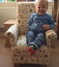 iLiv Prairie Animals Denim Blue Fabric Children's Chair Kids Armchair Safari - Image 9