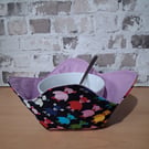 COLOURFUL TEDDIES REVERSABLE BOWL COSY
